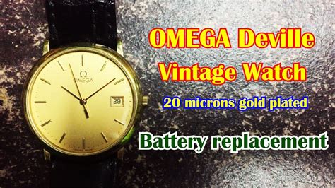 omega vintage de ville battery replacement